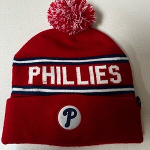 Red Phillies Kids Beanie